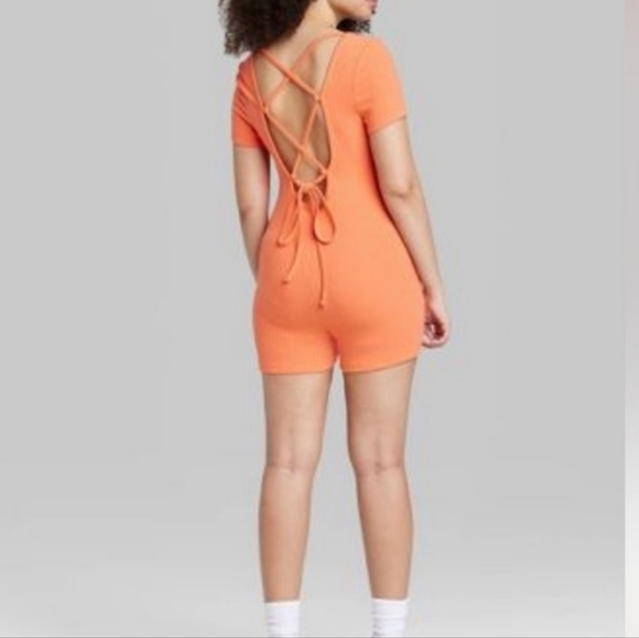 Wild fable orange romper - Picture 2 of 4